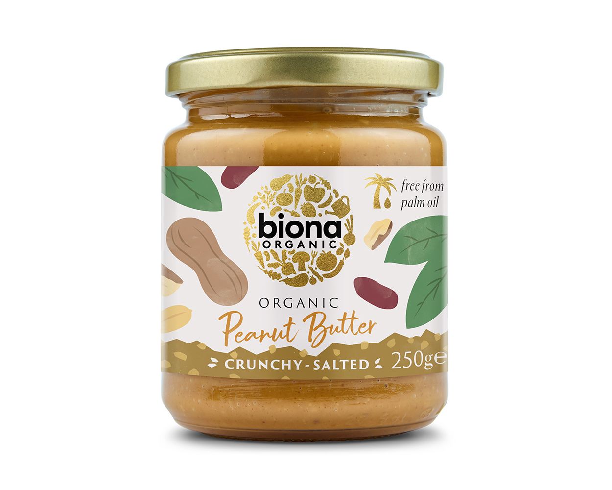 Biona Bio-Quality Sea-Salted Peanut Butter Crunchy