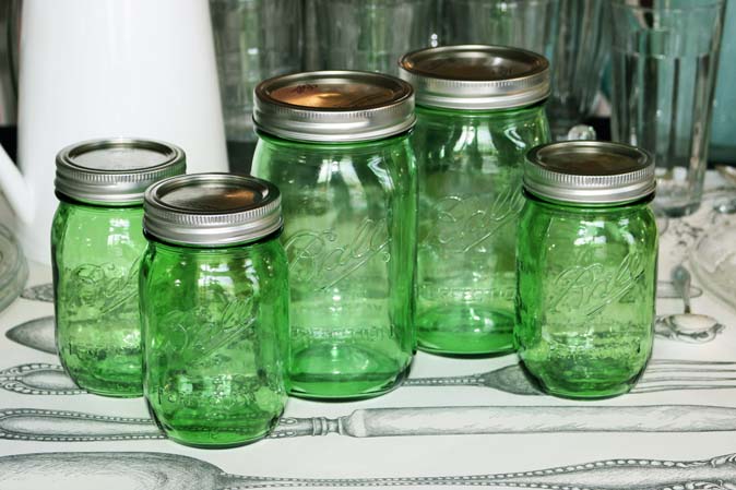 Neu bei American Heritage: Grüne Ball Mason Jars - Sonderedition