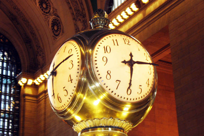 Grand Central Station Clock in New York 
