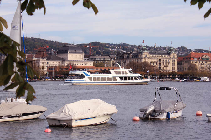 Ausblick auf den Zürichsee 