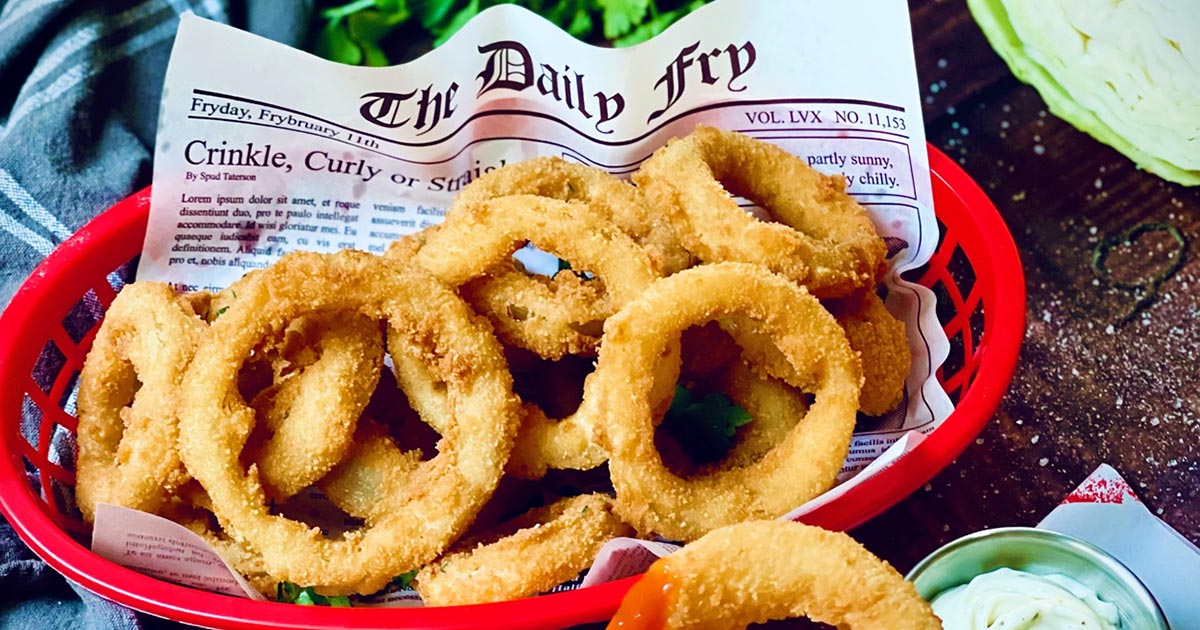 ONION RINGS - THE CRISPY BARBECUE SIDE DISH