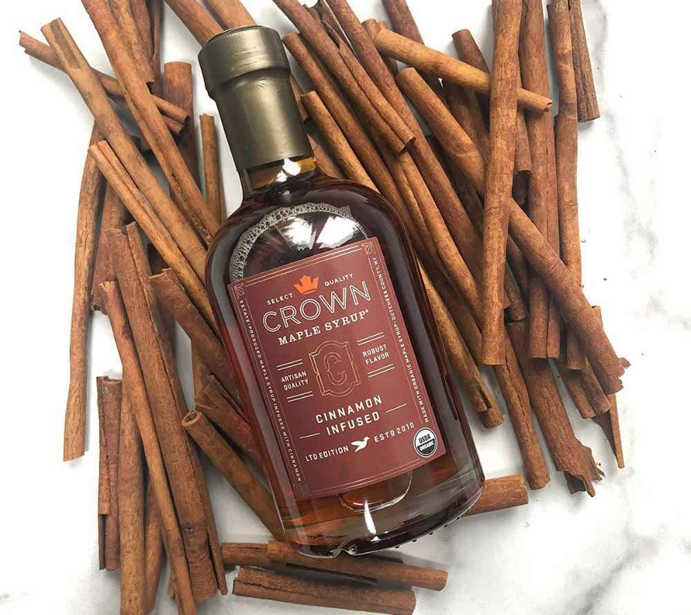  Cinnamon Infused Maple Syrup by Crown Maple, 250 ml