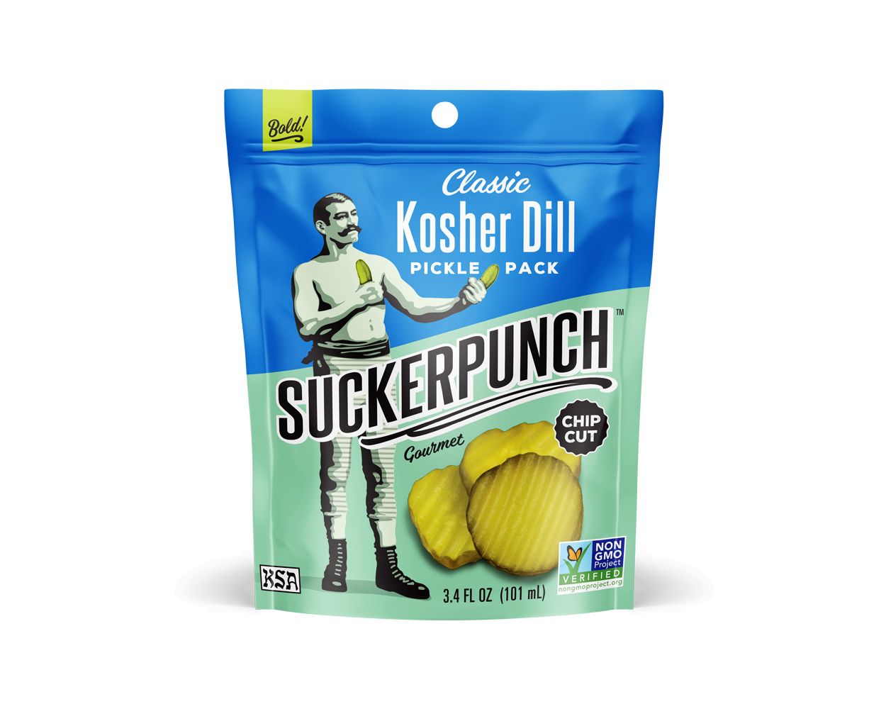 Pickles-Classic Kosher Dill Chips Snack Pack from SuckerPunch